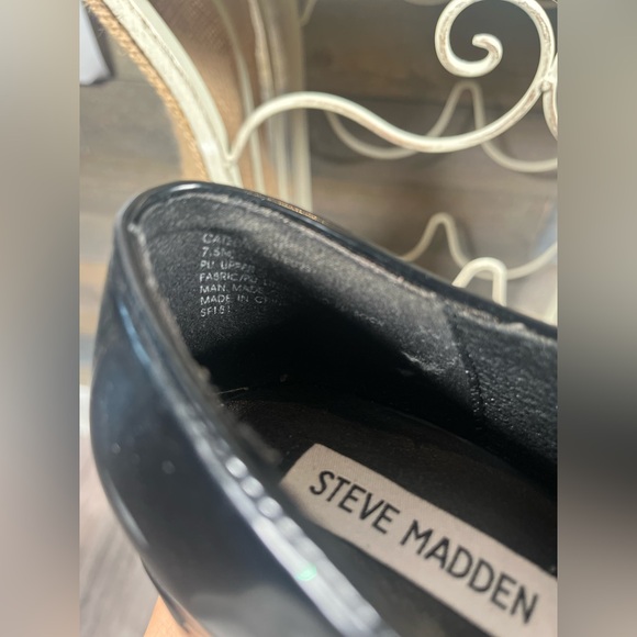 Steve Madden Black Platform Shoes - Picture 14 of 16